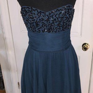 Betsey Johnson Blue Formal Cocktail Dress